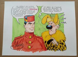 Matthieu Durand - Tanguy et Laverdure - Hommage à Spirou - Original Illustration