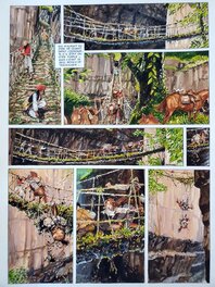 Michel Faure - SECRETS-SAMSARA  T2 couleur directe - Planche originale