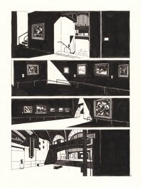 Christophe Chabouté - Musée - planche originale - Comic Strip