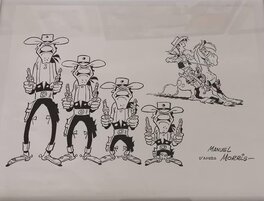 Manuel Tenret - Les daltons et lucky luke - Comic Strip