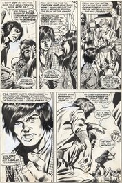 Gene Colan - Captain America - Crack-up on campus #120 p11 - Planche originale