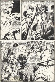 Gene Colan - Captain America - Crack-up on campus #120 p10 - Planche originale