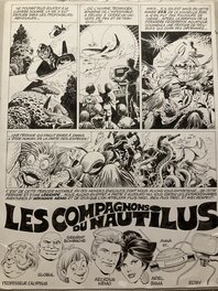 Jean-Yves Mitton - Les compagnons du nautilus page 2 jean yves MITTON - Planche originale