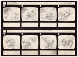 Claude Marin - Les Zinzinsectes - Story-board 1 - Original art