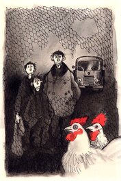 Jacques Tardi - VOLEUR DE POULES - Couverture originale