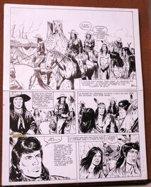Kline - Loup NOIR - La nuit de l'élan rouge Pif 240 1973 - Comic Strip