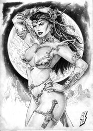 Josh Cruz - Dejah Thoris - Illustration originale