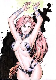 Laerte - Starfire - Illustration originale