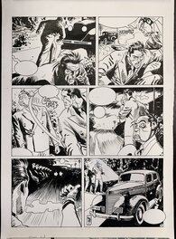 Jordi Bernet - Planche originale TORPEDO "debout les morts" signée Bernet - Planche originale