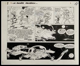 Pierre Seron - Petits Hommes: Planète Ranxerox - Planche originale