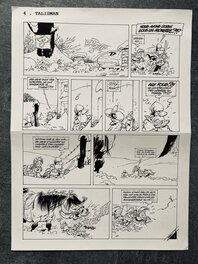 Seron - les Petits hommes - Planche originale - Castel Montrigu - T. 43