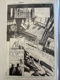 Alberto Ponticelli - Planche orginale Batman dark knight Issue 27 Page 5 - Comic Strip