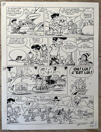 Planche Originale KHENA & LE SCRAMEUSTACHE Noté P 35