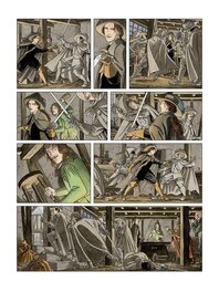 Milan Jovanovic - Les 7 Vies de l’Épervier, le fils d'Arianne, planche 26 - Planche originale