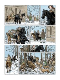 Milan Jovanovic - Les 7 Vies de l’Épervier, le fils d'Ariane, planche 28 - Planche originale