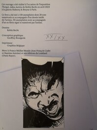 Justificatif de tirage Justificatif de tirage