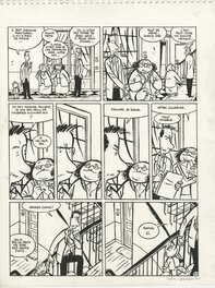 Charles Berberian - (1998) - Dupuy - Berberian - Mr Jean - Tome 4 - Planche originale 23 - Comic Strip