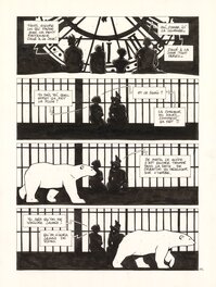 Christophe Chabouté - Exception n°1 : Planche n°150 de Musée - Planche originale