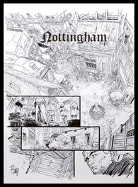 Benoit Dellac - Nottingham T3 Pl 1 - Planche originale