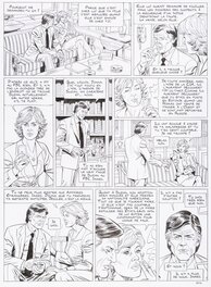 Philippe Aymond - Lady S. - Une Taupe a Washington - T5 p26 - Planche originale