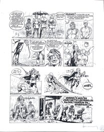Hermann - BERNARD PRINCE EN ENFER - Planche originale