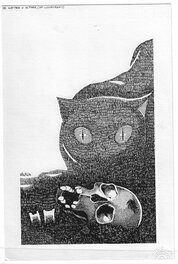 Marvano - Fata Morgana (Lovecraft - The Cats of Ulthar) - Illustration originale