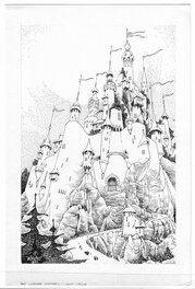 Marvano - The Last Castle (Jack Vance) - Original Illustration