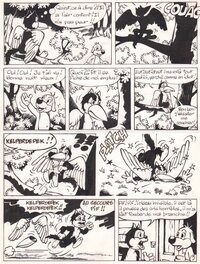 Jean-Claude Bauer - Bauer, Pif et Hercule, L'oiseau Picheboul, Pif Gadget#374, planche n°5, 1976. - Comic Strip