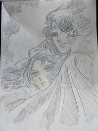 Shingo Araki - Lady oscar / rose de versailles - Œuvre originale