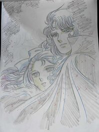 Shingo Araki - Lady oscar / rose de versailles - Œuvre originale