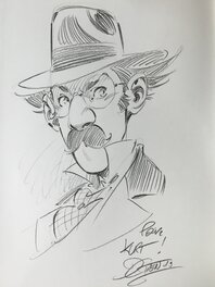 David Etien - Dedicace - Planche originale
