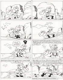 Planche originale - Poirier, Horace le cheval de l'ouest, Pif Gadget#171, 1972.