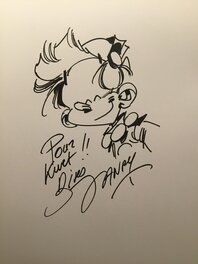 Janry - Spirou Dedicace - Planche originale