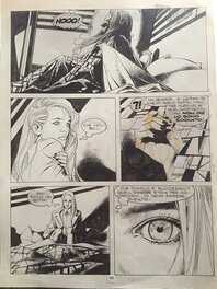 Corrado Roi - Roi, Dylan Dog#58, la clessisra di pietra, planche n°42, 1991. - Comic Strip