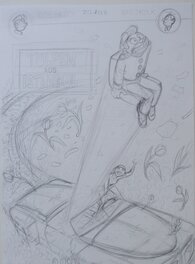 Hanco Kolk - Spirou - Couverture originale