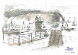 Luc Cromheecke - Monet Le Magnifique - Original art