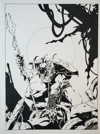 Djillali Defali - GAROUS - Illustration originale