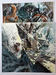 Loïc Malnati - APOCALYPSE T1 LES PLUS GRANDS NAISSENT POSTHUMES couleur directe - Planche originale