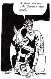 Julio Ribera - Le Grand Scandale - Original Illustration