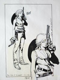 Olivier Vatine - ANGELA recherche personnage - Original art