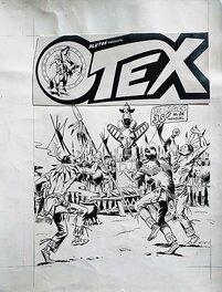 Planche originale - Plutos presente  TEX