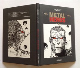 Le 4ème de Couv , la Tranche et la couv de METAL HEROS Le 4ème de Couv , la Tranche et la couv de METAL HEROS