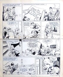 Antonio Parras - Planche 27 de "Balzac 10 deux fois", une aventure de Billy Hattaway parue dans le numéro 257 de Pilote. - Comic Strip