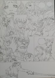 Pierre-Mony Chan - Planche tome 7 Cross Fire - Planche originale