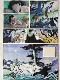 Henri Reculé - LE DERNIER LIVRE DE LA JUNGLE T1 L'HOMME  couleur directe - Comic Strip