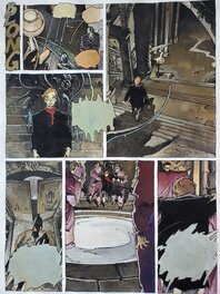 Guillaume Sorel - L'ÎLE DES MORTS  T3 ABYSSUS ABYSSUM INVOCAT   couleur directe - Planche originale