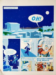 Bleu de la page 1 du fascicule publicitaire (page dessinée par Giberl Declercq) Bleu de la page 1 du fascicule publicitaire (page dessinée par Giberl Declercq)
