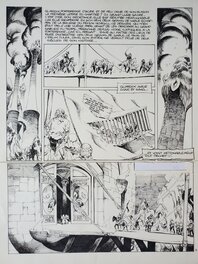 Éric - LE MAÎTRE DES BRUMES  planche originale - Comic Strip