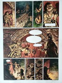 Gwendal Lemercier - CONTES DES HAUTES TERRES T2 LA SIXIEME COURONNE couleur directe - Planche originale