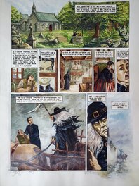 Gwendal Lemercier - LES CONTES DE L'ANKOU T3 AU ROYAUME DES MORTS... couleur directe - Planche originale